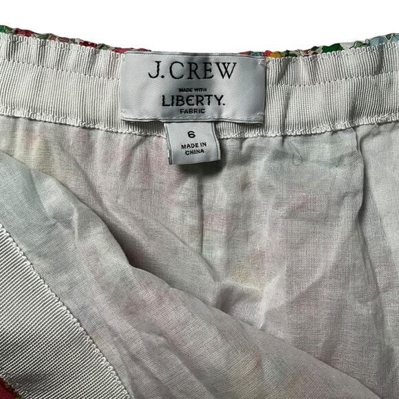 J.Crew x Liberty Fabric Floral Maxi Skirt Size 6 100% Cotton Lined Vintage Flora - Picture 8 of 14